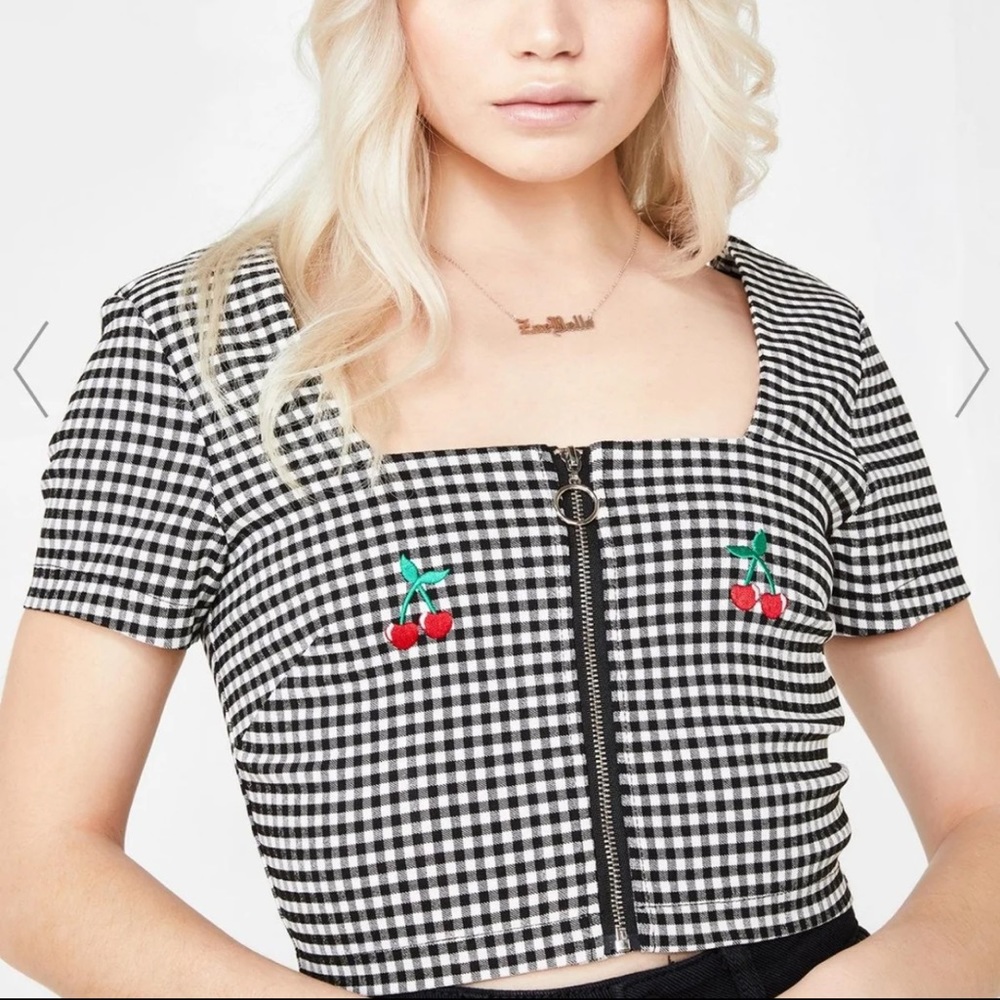 ☀️lazy oaf cherry top 🍒 - Picture 3 of 4